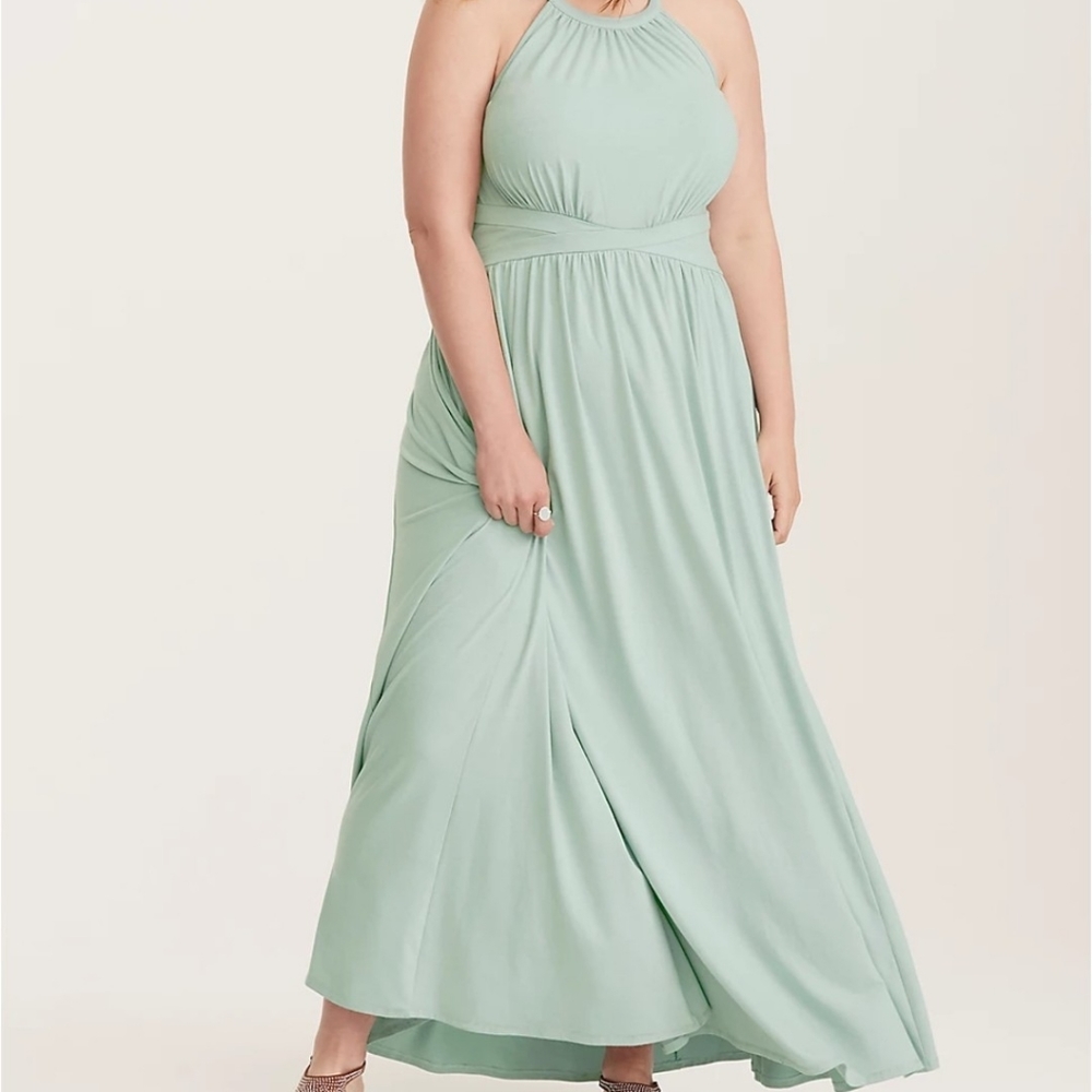Torrid Jersey Highneck Maxi Size 2